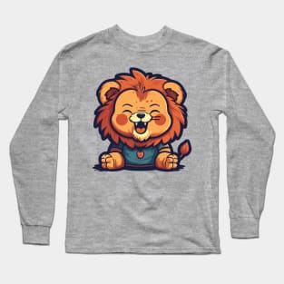 Baby lion laught Long Sleeve T-Shirt